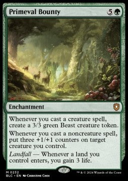 Primeval Bounty - Commander: Bloomburrow (Mythic) [BLC-232]