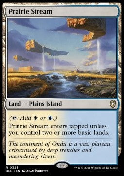 Prairie Stream - Commander: Bloomburrow (Rare) [BLC-323]