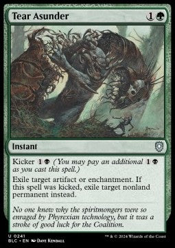 Tear Asunder - Commander: Bloomburrow (Uncommon) [BLC-241]