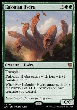 Kalonian Hydra - Commander: Bloomburrow (Mythic) [BLC-226]