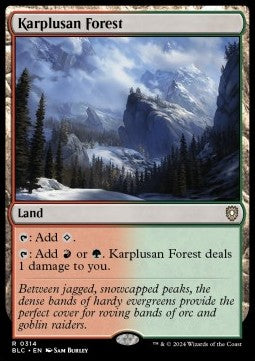 Karplusan Forest - Commander: Bloomburrow (Rare) [BLC-314]