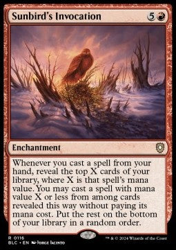 Sunbird's Invocation - Commander: Bloomburrow (Rare) [BLC-116]