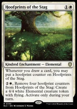 Hoofprints of the Stag - Commander: Bloomburrow (Rare) [140]