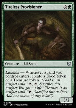Tireless Provisioner - Commander: Bloomburrow (Uncommon) [BLC-243]