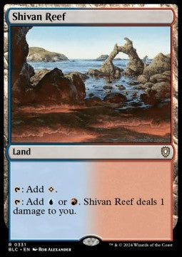 Shivan Reef - Commander: Bloomburrow (Rare) [BLC-331]