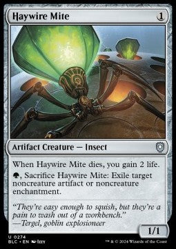 Haywire Mite - Commander: Bloomburrow (Uncommon) [BLC-274]