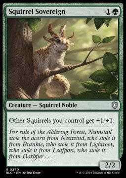 Squirrel Sovereign - Commander: Bloomburrow (Uncommon) [240]