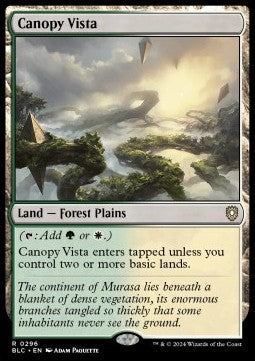 Canopy Vista - Commander: Bloomburrow (Rare) [BLC-296]