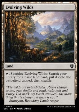 Evolving Wilds - Commander: Bloomburrow (Common) [BLC-302]