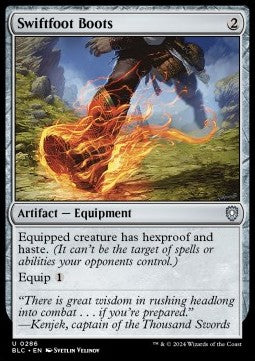 Swiftfoot Boots - Commander: Bloomburrow (Uncommon) [BLC-286]