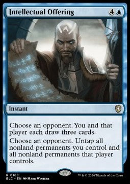 Intellectual Offering - Commander: Bloomburrow (Rare) [168]