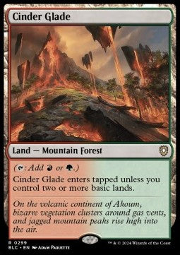 Cinder Glade - Commander: Bloomburrow (Rare) [BLC-299]