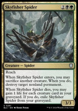 Skyfisher Spider - Commander: Bloomburrow (Uncommon) [261]