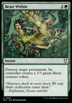 Beast Within - Commander: Bloomburrow (Uncommon) [BLC-206]