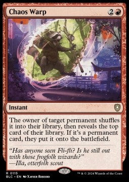 Chaos Warp - Commander: Bloomburrow (Rare) [BLC-115]