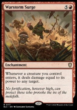 Warstorm Surge - Commander: Bloomburrow (Rare) [BLC-117]