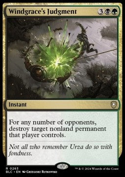 Windgrace's Judgment - Commander: Bloomburrow (Rare) [263]