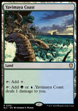 Yavimaya Coast - Commander: Bloomburrow (Rare) [BLC-355]