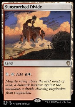 Sunscorched Divide - Commander: Bloomburrow (Rare) [BLC-336]