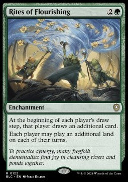 Rites of Flourishing - Commander: Bloomburrow (Rare) [BLC-122]