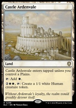Castle Ardenvale - Commander: Bloomburrow (Rare) [BLC-298]