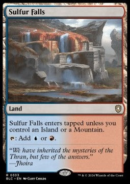 Sulfur Falls - Commander: Bloomburrow (Rare) [BLC-333]