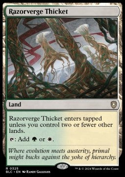 Razorverge Thicket - Commander: Bloomburrow (Rare) [BLC-325]