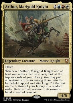 Arthur, Marigold Knight - Commander: Bloomburrow (Mythic) [5]