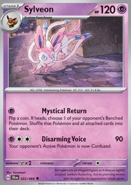 Sylveon - Shrouded Fable (Uncommon) [022]