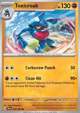 Toxicroak - Shrouded Fable (Common) [SFA-024]