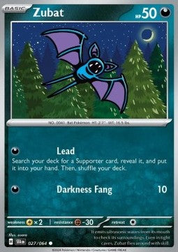 Zubat - Shrouded Fable (Common) [027]