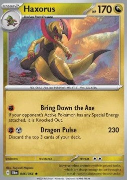 Haxorus - Shrouded Fable (Rare) [046]