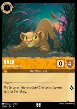Nala - Mischievous Cub - Shimmering Skies (Uncommon) [2]