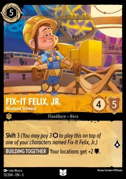 Fix‐It Felix, Jr. - Niceland Steward - Shimmering Skies (Uncommon) [12]