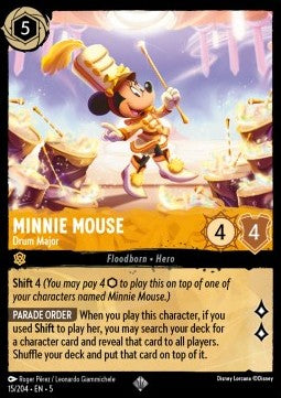 Minnie Mouse - Drum Major - Shimmering Skies (Super Rare) [15]