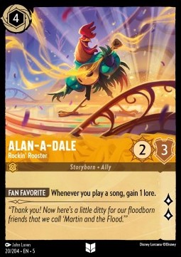 Alan‐a‐Dale - Rockin' Rooster - Shimmering Skies (Uncommon) [20]