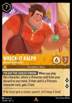 Wreck‐It Ralph - Admiral Underpants - Shimmering Skies (Rare) [21]