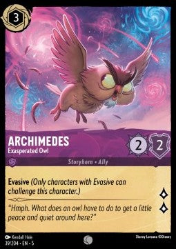 Archimedes - Exasperated Owl - Shimmering Skies (Common) [39]