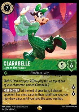 Clarabelle - Light on Her Hooves (V.1) - Shimmering Skies (Legendary) [5SSK-84]