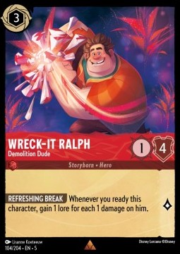 Wreck‐It Ralph - Demolition Dude - Shimmering Skies (Rare) [104]