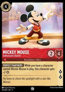 Mickey Mouse - Enthusiastic Dancer - Shimmering Skies (Common) [112]