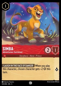 Simba - Adventurous Successor - Shimmering Skies (Common) [125]