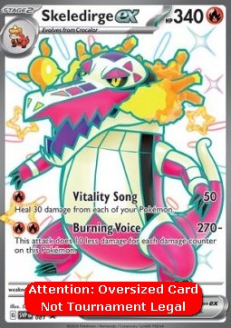 Skeledirge ex - SV Black Star Promos (Oversized) [SVP-081]