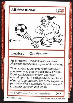 All-Star Kicker - Mystery Booster 2: Playtest Cards (Special)