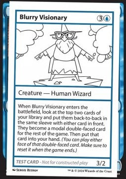 Blurry Visionary - Mystery Booster 2: Playtest Cards (Special)