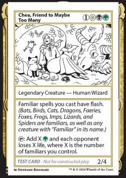 Chea, Friend to Maybe Too Many - Mystery Booster 2: Playtest Cards (Special)