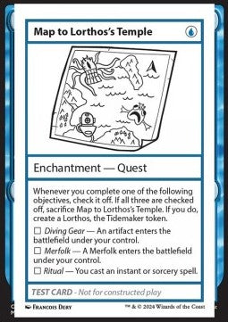 Map to Lorthos's Temple - Mystery Booster 2: Playtest Cards (Special)