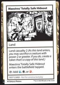 Maestros' Totally Safe Hideout - Mystery Booster 2: Playtest Cards (Special)