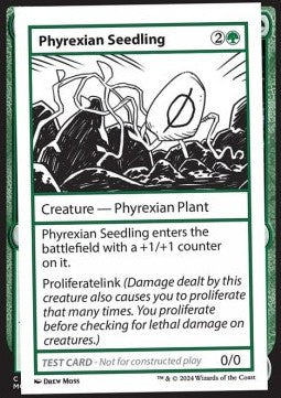 Phyrexian Seedling - Mystery Booster 2: Playtest Cards (Special)