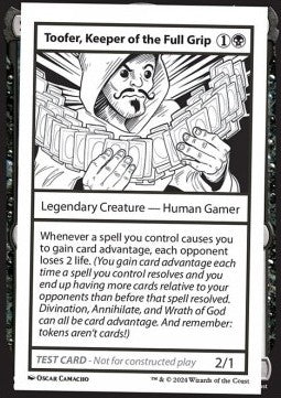 Toofer, Keeper of the Full Grip - Mystery Booster 2: Playtest Cards (Special)